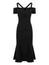 Murmur Candy Midi Dress In Black