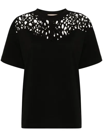 Murmur Corrosive Organic-cotton T-shirt In Black
