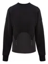 Murmur Cutout Sweatshirt In Black