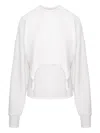 Murmur Cutout Sweatshirt In White