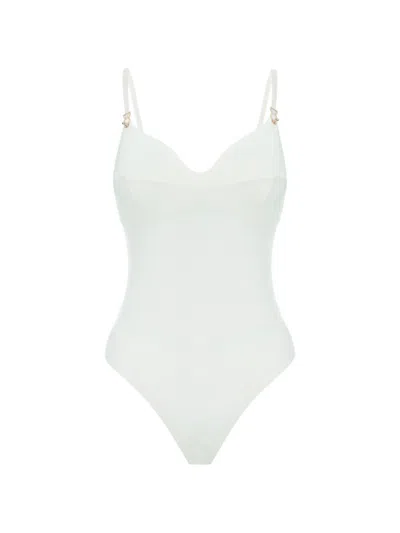 Murmur Skin Sweetheart Bodysuit In White
