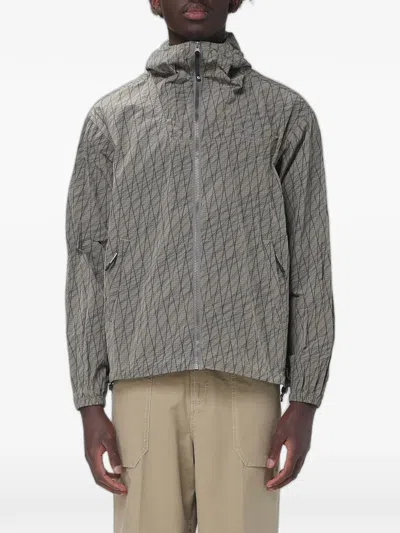 Murphy & Nye Beam Hooded Jacket In Neutral