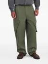 Murphy & Nye Olivine Marine Relaxed Cargo Straight-leg Pants In Green