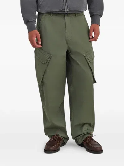 Murphy & Nye Belt-loops Trousers In Green