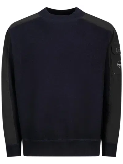 Murphy & Nye Ensign Crew Neck Sweatshirt In Blue