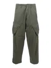 Murphy & Nye Olivine Marine Relaxed Cargo Straight-leg Pants In Gray