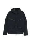 Murphy & Nye Hooded Multi-pocket Jacket In Blue