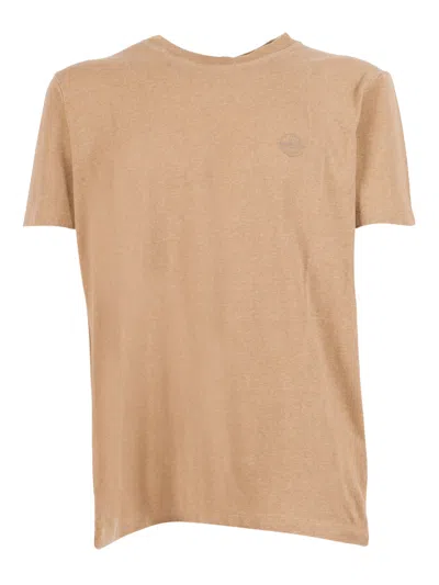 Murphy & Nye Logo-embroidered T-shirt In Brown