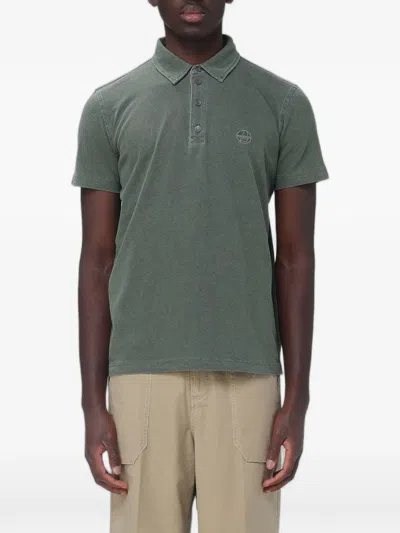 Murphy & Nye Logo-embroidered Cotton Polo Shirt In Green