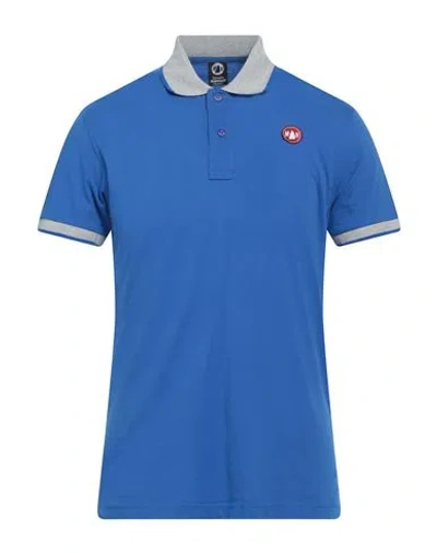 Murphy & Nye Man Polo Shirt Blue Size Xxl Cotton