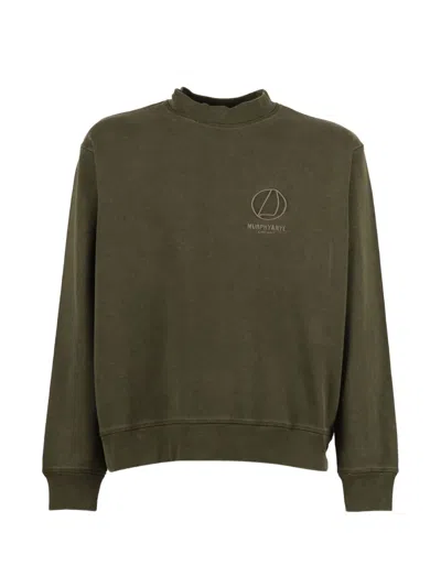Murphy & Nye Sheave Logo-embroidery Sweatshirt In Green