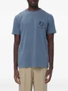 Murphy & Nye Tug Logo-print Crew-neck T-shirt In Blue