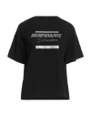 Murphy & Nye Woman T-shirt Black Size S Cotton, Elastane