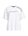 Murphy & Nye Woman T-shirt White Size M Cotton, Elastane