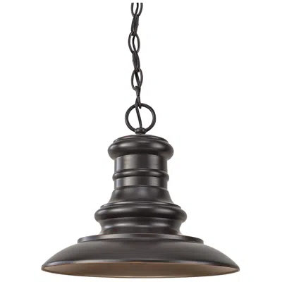 Murray Feiss Generation Lighting  Redding Station  Pcb  12" Bronze  Outdoor Hanging