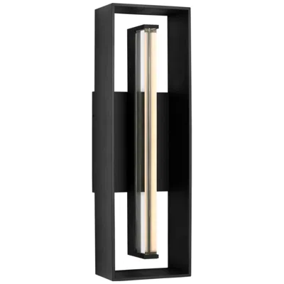 Murray Feiss Visual Comfort Studio Abner 36 Outdoor Wall Textured Black Led
