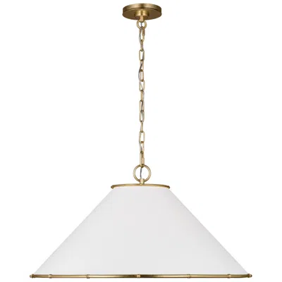 Murray Feiss Visual Comfort Studio  Aldric Large Pendant  A19  28"  Gild