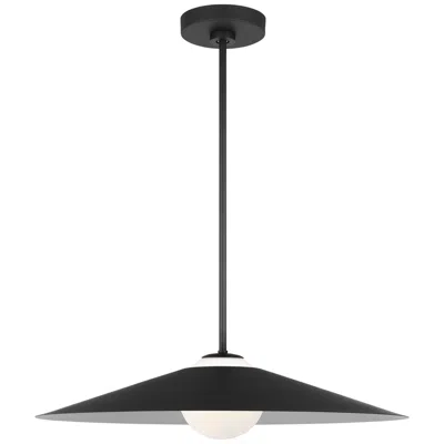 Murray Feiss Visual Comfort Studio Astra Medium Pendant A19 24" Black
