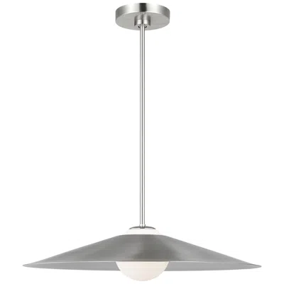 Murray Feiss Visual Comfort Studio Astra Medium Pendant A19 24" Brushed Nickel