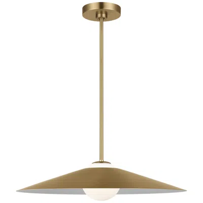 Murray Feiss Visual Comfort Studio Astra Medium Pendant A19 24" Satin Brass