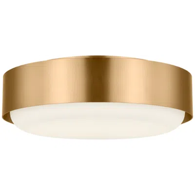 Murray Feiss Visual Comfort Studio  Aurelle 12" Flush Mount  E12    Estate Brass In Gold