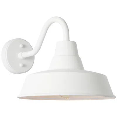 Murray Feiss Visual Comfort Studio Barn Light Medium Wall A19 12" White