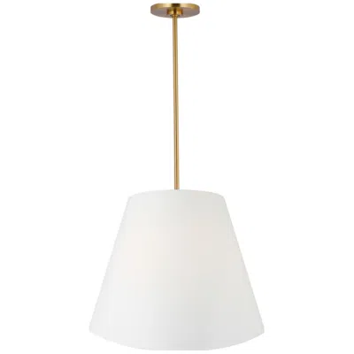Murray Feiss Visual Comfort Studio Beauvoir 24 Hanging Shade Burnished Brass B11