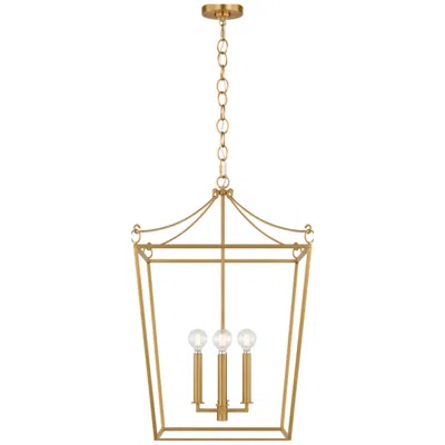 Murray Feiss Visual Comfort Studio Carlyle 14 Lantern Burnished Brass B11