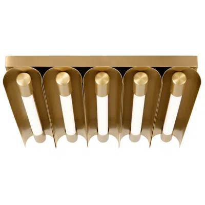 Murray Feiss Visual Comfort Studio Carson Burnished Brass Ceiling Lights