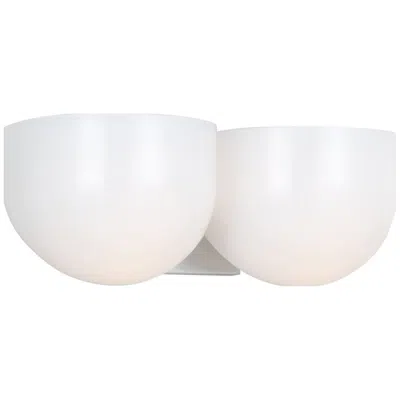 Murray Feiss Visual Comfort Studio Cheverny Medium Bath Sconce Polished Nickel G16.5