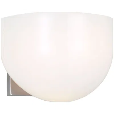 Murray Feiss Visual Comfort Studio Cheverny Small Bath Sconce Polished Nickel G16.5