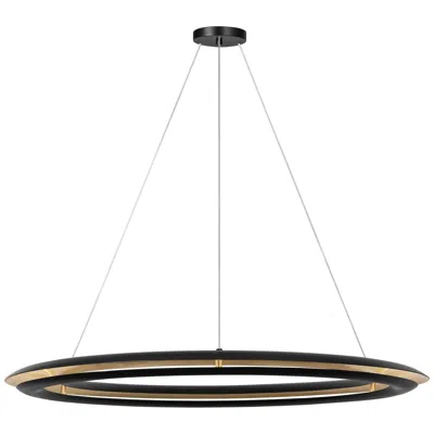 Murray Feiss Visual Comfort Studio  Cielo Extra Large Chandelier  Array  42"   Black In Brown