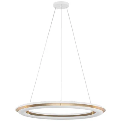 Murray Feiss Visual Comfort Studio Cielo Medium Chandelier Array 30" White