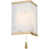 Murray Feiss Visual Comfort Studio Cleor 8 Bath Burnished Brass Led