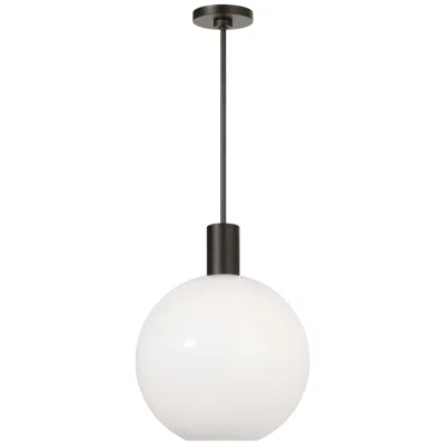 Murray Feiss Visual Comfort Studio Colewood Medium Pendant A19 15.5" Black