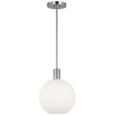 Murray Feiss Visual Comfort Studio Colewood Small Pendant A19 10" Brushed Nickel