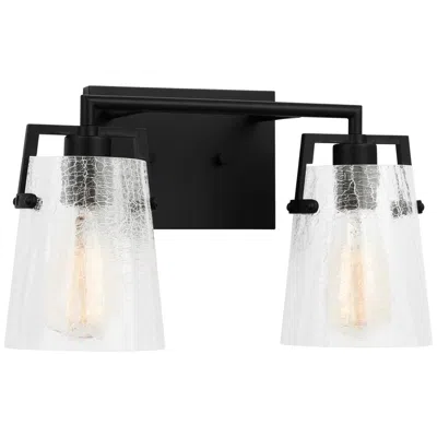 Murray Feiss Visual Comfort Studio Crofton 2 - Light Vanity A19 14.62" Black
