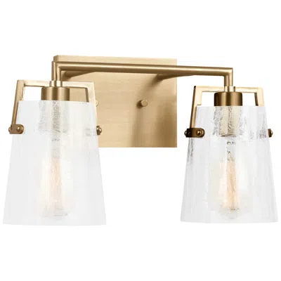 Murray Feiss Visual Comfort Studio Crofton 2 - Light Vanity A19 14.62" Satin Brass