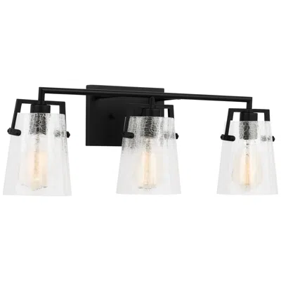 Murray Feiss Visual Comfort Studio Crofton 3 - Light Vanity A19 24" Black