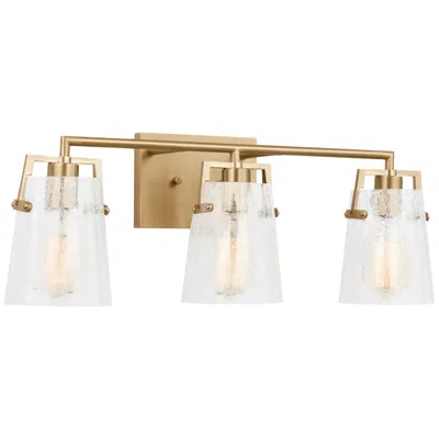 Murray Feiss Visual Comfort Studio Crofton 3 - Light Vanity A19 24" Satin Brass