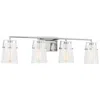 Murray Feiss Visual Comfort Studio Crofton 4 - Light Vanity A19 33.37" Chrome