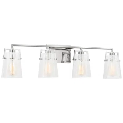 Murray Feiss Visual Comfort Studio Crofton 4 - Light Vanity A19 33.37" Chrome