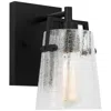 Murray Feiss Visual Comfort Studio Crofton Small Sconce A19 5.25" Black