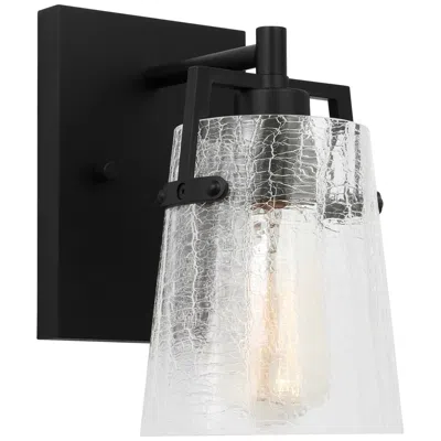 Murray Feiss Visual Comfort Studio Crofton Small Sconce A19 5.25" Black