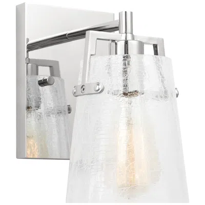 Murray Feiss Visual Comfort Studio Crofton Small Sconce A19 5.25" Chrome