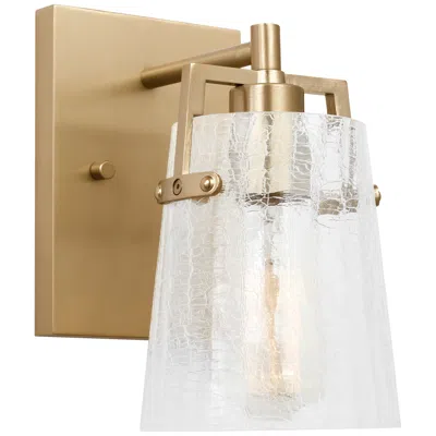 Murray Feiss Visual Comfort Studio Crofton Small Sconce A19 5.25" Satin Brass