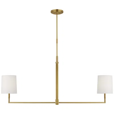 Murray Feiss Visual Comfort Studio Danica Large Linear A19 50" Burnished Brass