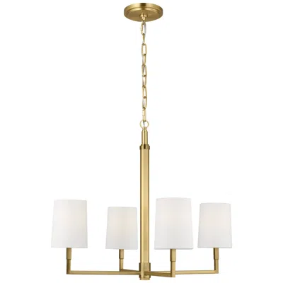 Murray Feiss Visual Comfort Studio Danica Med Chandelierb10 27" Burnished Brass