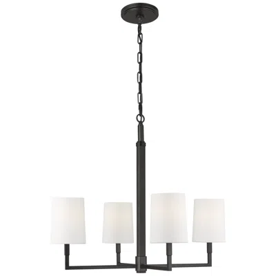 Murray Feiss Visual Comfort Studio Danica Medium Chandelier Torpedo 27" Aged Iron