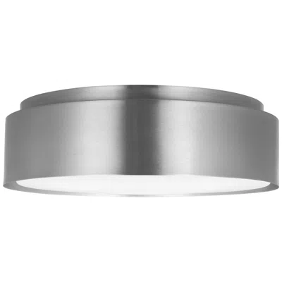 Murray Feiss Visual Comfort Studio Dartmore Large Flush Mount A19 18" Brushed Nickel